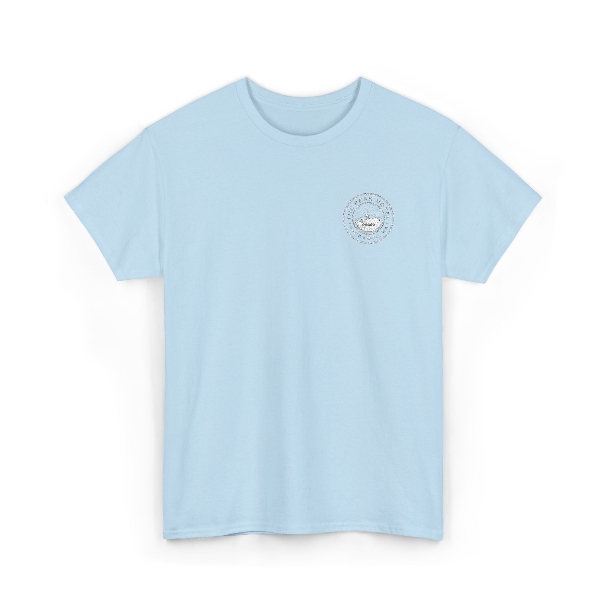 Embroidered T-Shirt — Unisex/White logo