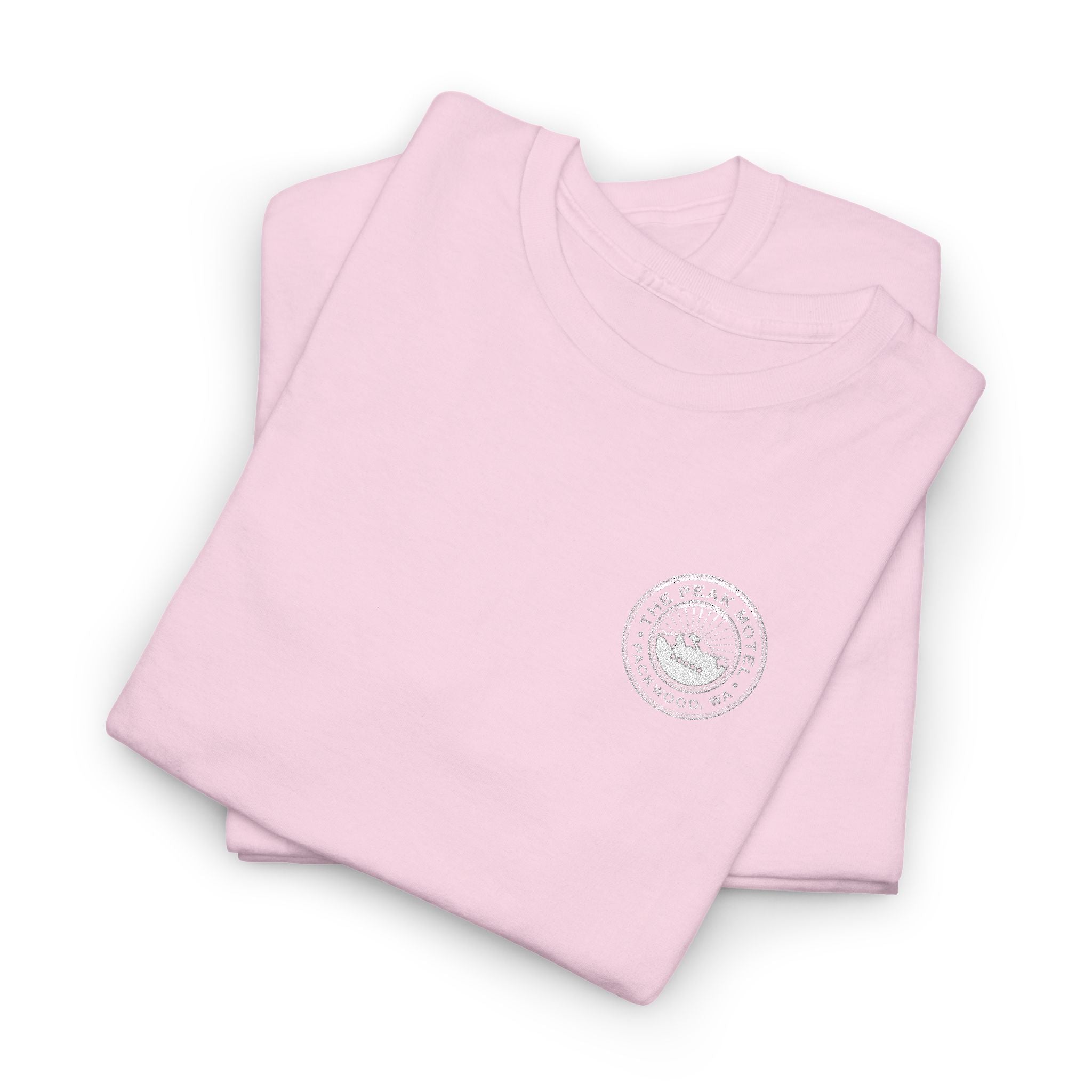 Embroidered T-Shirt — Unisex/White logo
