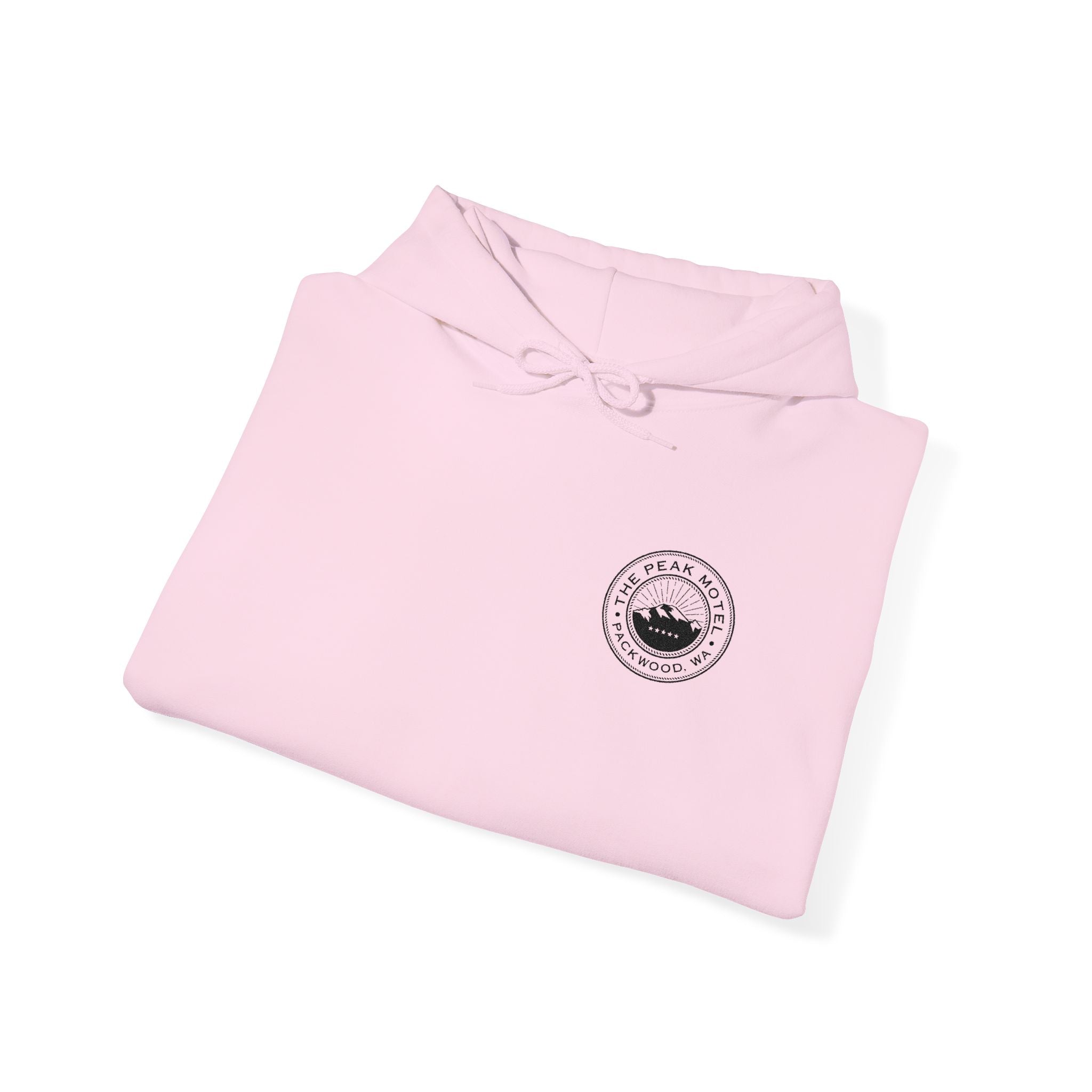 Embroidered Hoodie - Unisex/ Black logo